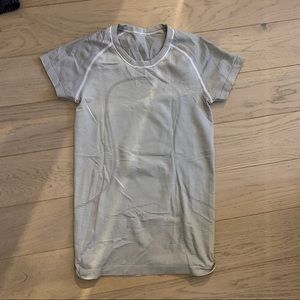 Lululemon Striped Swiftly Tech Tee